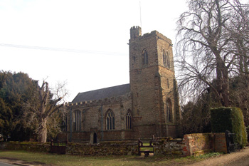 The church from the north-west March 2010